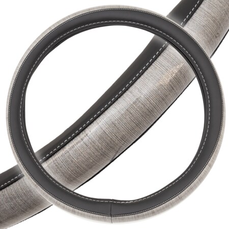 Motor Trend Glitter Steering Wheel Cover/Silver SW-841-SL